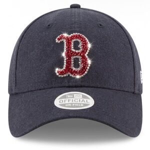 Boston Red Sox Women’s New Era Swarovski Bling Adjustable Hat Cap Brand New